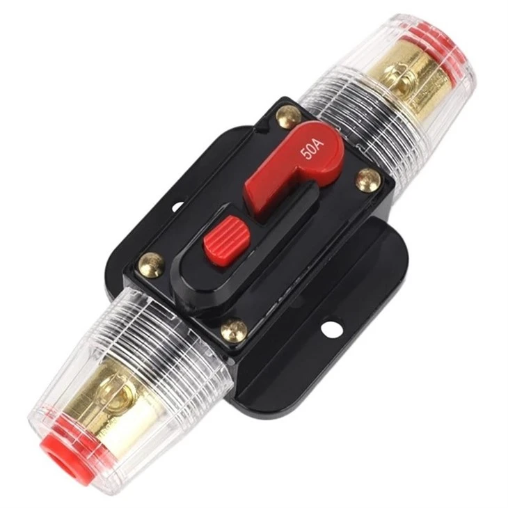 12V-24V DC Manual Reset CB01 Circuit Breaker For Boat Marine Stereo Audio factory