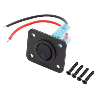 1 gjeng 12V 20A Blue LED SPST Toggle Rocker ON/OFF Marine Switch Panel